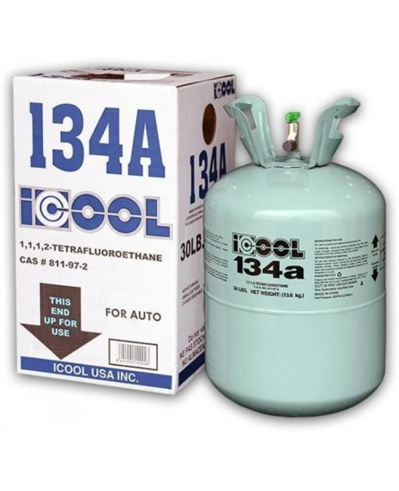 R134A Refrigerant, Full of R-134A, Net 30LB Tank, Suitable for automotive air conditioners, refrigerators-Make in USA