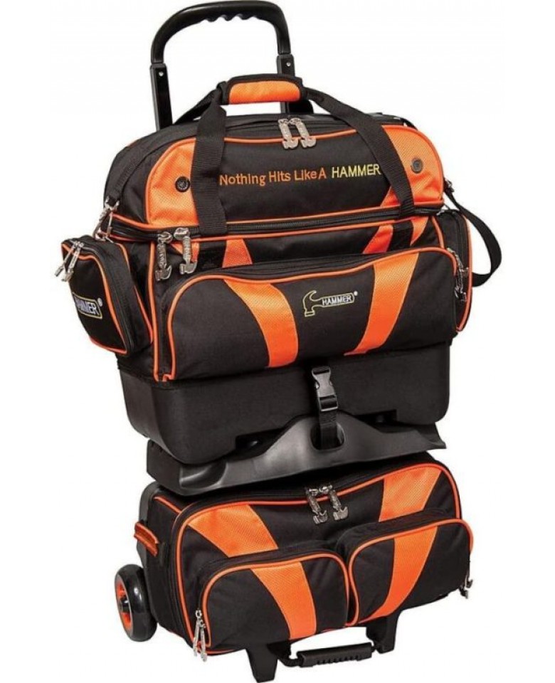 Premium 4-Ball Stackable Bowling Bag