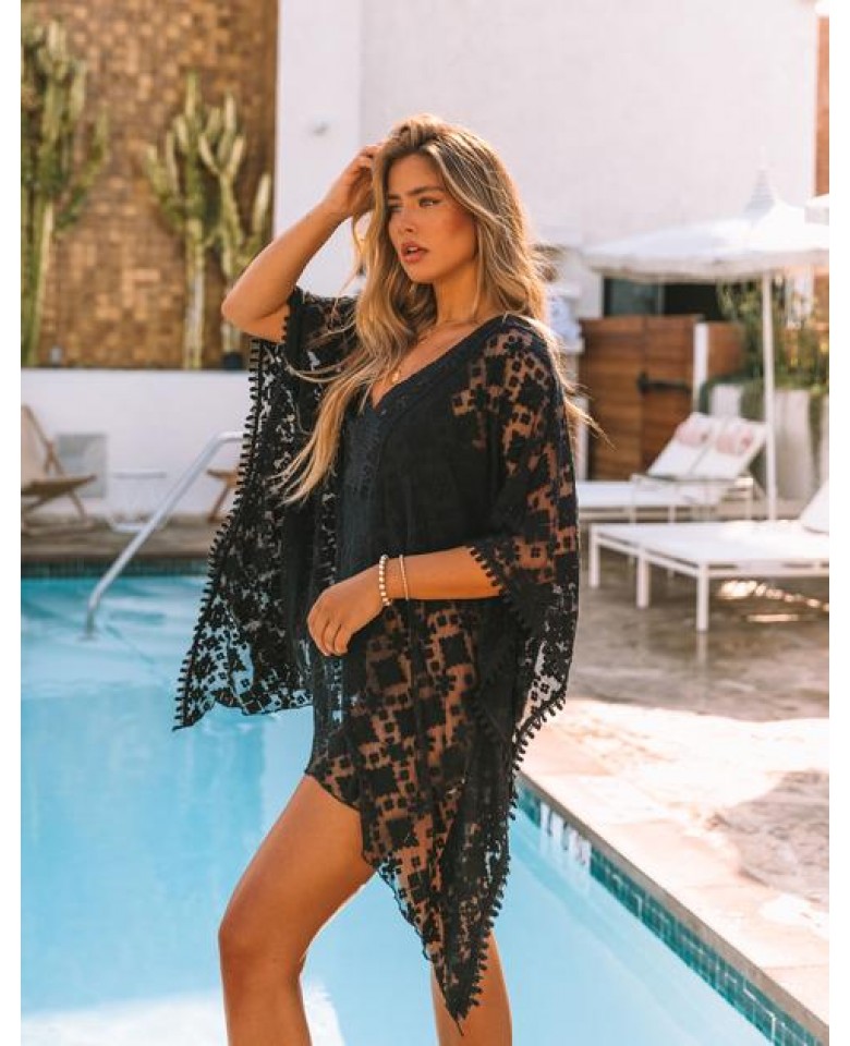 Cleo Lace Cover-Up Dress